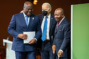 Félix Tshisekedi, Joe Biden & Ali Bongo (2021)