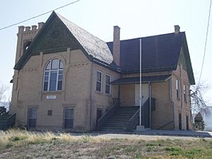 Originally a Presbyterian school, this Ferron landmark has been home to American Legion Post 42 since 1942, April 2008
