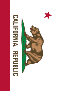 Flag of California (vertical)