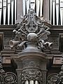 Fleur de lys + symboles grand orgue cathédrale de Rouen