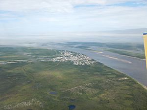 Fort Severn by air