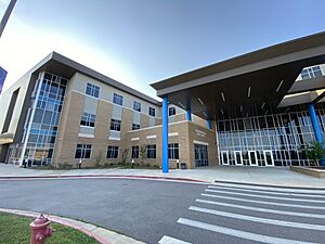 Front entrance of Sylvan Hills High School