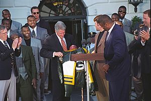 Green Bay Packers at White House 1997