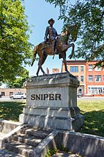 Gustavus Sniper statue, Syracuse, New York