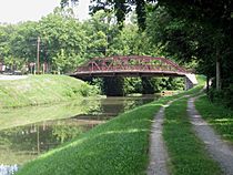 Hancock canal bridge