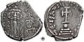 Hexagram-Constans II and Constantine IV-sb0995