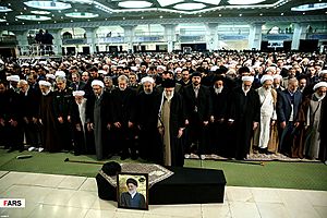 Iranian officials at Shahroudi's funeral 02