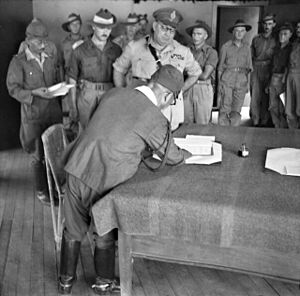 Japanese Surrender, Labuan (AWM 115989)