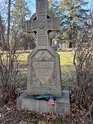 Joseph Roswell Hawley gravestone