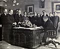 Jules Cambon signs Treaty of Paris, 1899