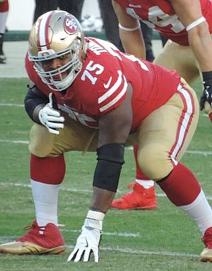 Laken Tomlinson with 49ers