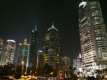 Lujiazui at night, Shanghai