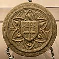 Luxemburgi Zsigmond király (1387-1437) első kettős felségpecsétjének hátlapja (1384-1405)