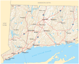 Map of Connecticut NA cropped