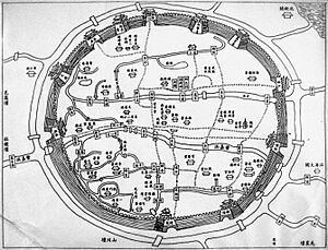 Map of the Old City of Shanghai
