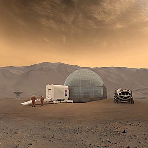 Mars Ice Home concept