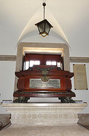 Mausoléu ao Marquês de Pombal, Igreja da Memória, Ajuda-Lisboa