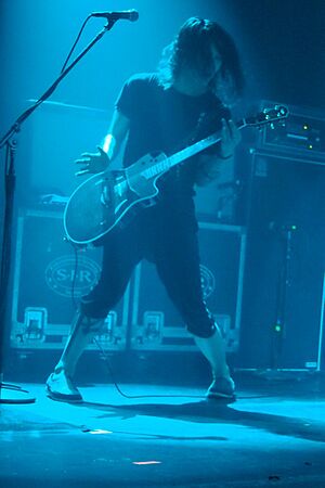 Miyavi jamming at Irving Plaza, 2011