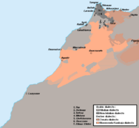Morocco - Linguistic map
