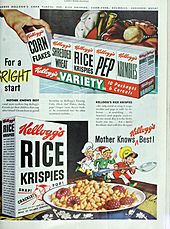 Mother Knows Kellog's Best! - For a right start, 1948
