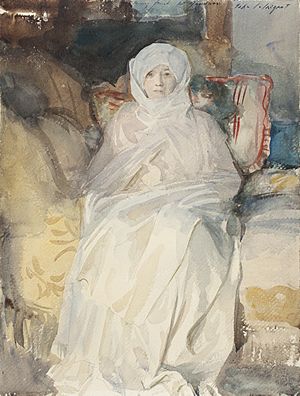 Mrs. Gardner in White (1922) by John Singer Sargent