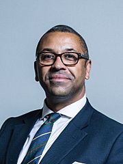 Official portrait of James Cleverly crop 2