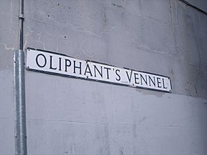 Oliphant Street sign