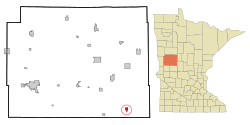 Location of Parkers Prairiewithin Otter Tail County, Minnesota