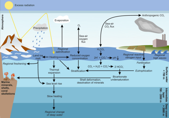 Overview of climatic changes and their effects on the ocean