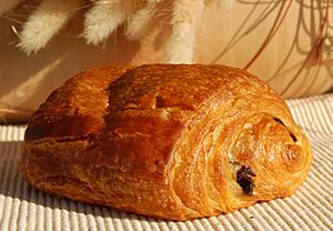 Pain au chocolat is a type of viennoiserie.