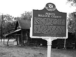 The Historic Marker at Perote