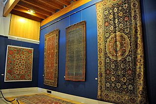 Persian carpets. The Burrell Collection, Glasgow, UK