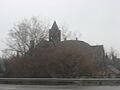Pilgrim UCC, Cleveland, in the fog
