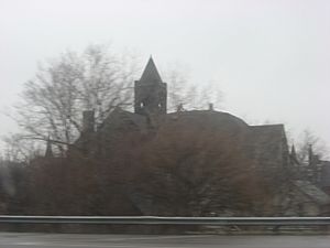 Pilgrim UCC, Cleveland, in the fog
