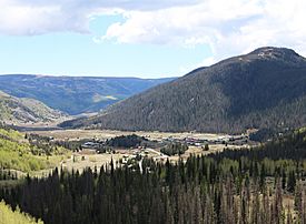 Platoro, Colorado from above