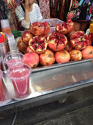 Pomegranate Stall in Xi An
