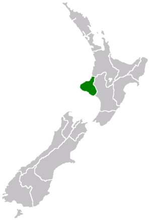 Location of Taranaki