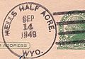 Postmark from hells half acre