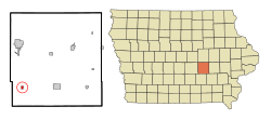 Location of Searsboro, Iowa