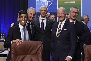 Prime minister Rishi Sunak attends the NATO Summit in Lithuania (53040913700)
