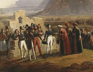 Prise de Patras dans le golfe de Lépante par le général de brigade Schneider, le 4 octobre 1828