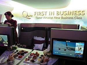 Qatar Airways Qsuite Business Class ITB 2017 (02)