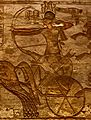 Ramsés II en Qadesh, relieve de Abu Simbel