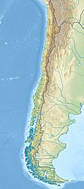 Map showing the location of Northern Patagonian Ice Field