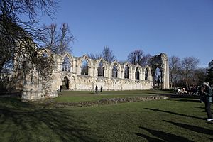 Remains of St Mary's Abbey, York - geograph.org.uk - 1717559