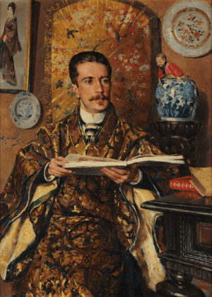 Retrato de Abel Botelho (1889) - António Ramalho Júnior (Museu Nacional de Arte Contemporânea - Museu do Chiado).png
