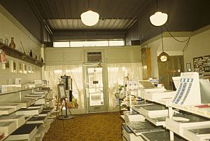 Rickeman Grocery Building interior 1980