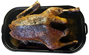 Roasted goose full