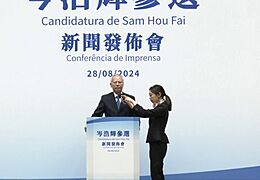 Sam Hou Fai declares his candidacy