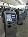 Self Check-In Kiosks at the Hong Kong International Airport